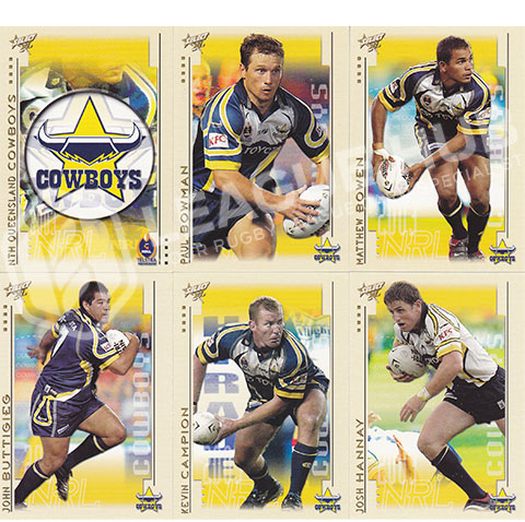 2003 Select XL 63-74 Common Team Set North Queensland Cowboys