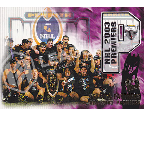 2004 Select Authentic CC1 NRL Premiers Penrith Panthers Case Card