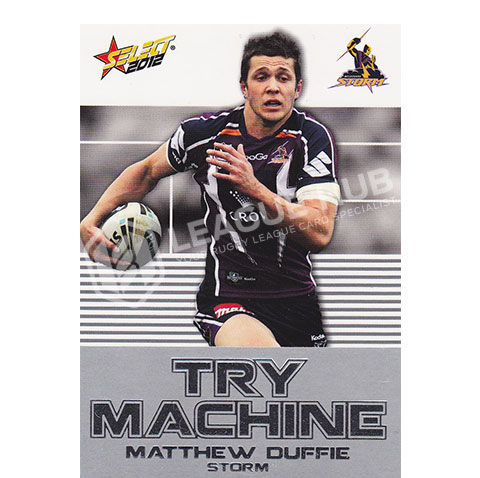 2012 Select Champions TM22 Try Machine Matthew Duffie