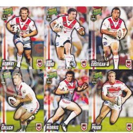 2010 Select Champions 136-147 Common Team Set St George Dragons