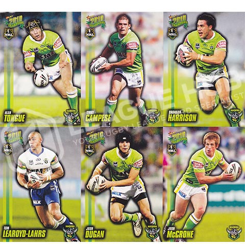 2010 Select Champions 28-39 Common Team Set Canberra Raiders