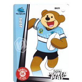 2014 ESP Power Play BK11 Beanie Kids Bag Tag Sam Cronulla Sharks