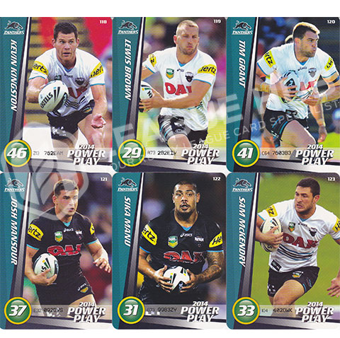 2014 ESP Power Play 118-130 Common Team Set Penrith Panthers