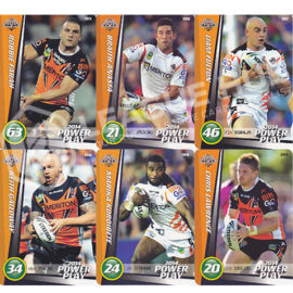 2014 ESP Power Play 195-207 Common Team Set Wests Tigers