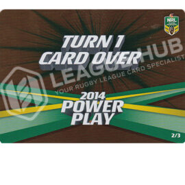 2014 ESP Power Play 2/3 Turn 1 Card Over Bronze Penalty Card