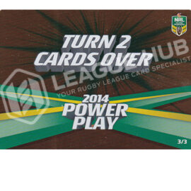 2014 ESP Power Play 3/3 Turn 2 Cards Over Bronze Penalty Card