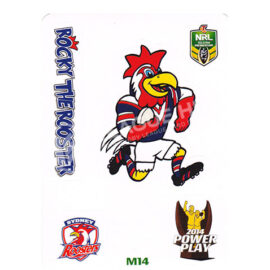 2014 ESP Power Play M14 Mascot Jigsaw Puzzle Sticker Rocky Sydney Roosters
