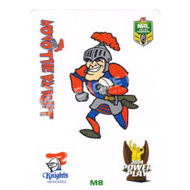 2014 ESP Power Play M8 Mascot Jigsaw Puzzle Sticker Novo Newcastle Knights