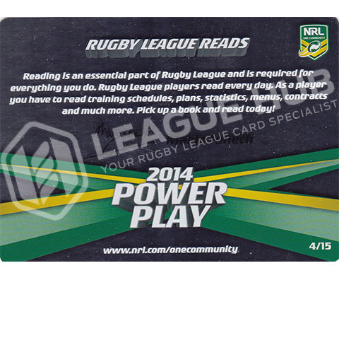 2014 ESP Power Play 4/15 One Community Card