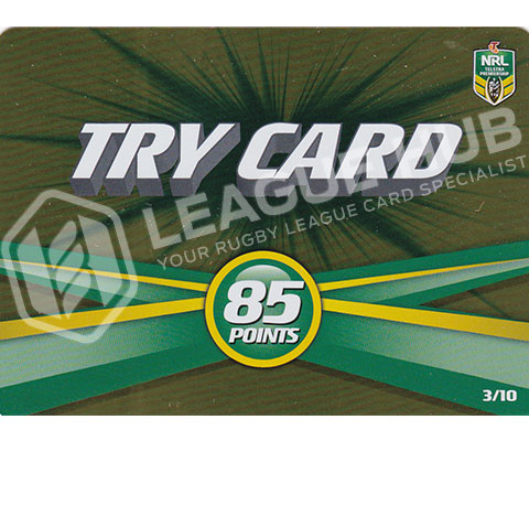 2014 ESP Power Play 3/10 Try Card 85 Points