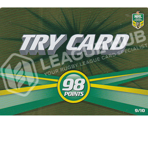 2014 ESP Power Play 9/10 Try Card 98 Point