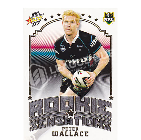 2007 Select Invincible RS6 Rookie Sensations Box Card Peter Wallace