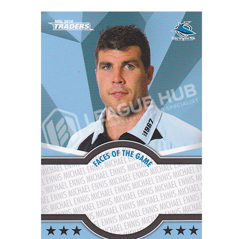 2016 ESP Traders FOTG11 Faces of the Game Michael Ennis