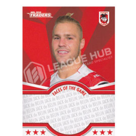 2016 ESP Traders FOTG37 Faces of the Game Jack De Belin