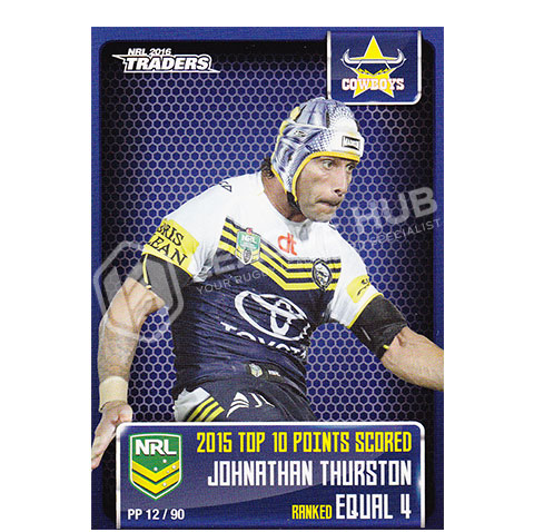 2016 ESP Traders PP12 Pieces of the Puzzle Johnathan Thurston