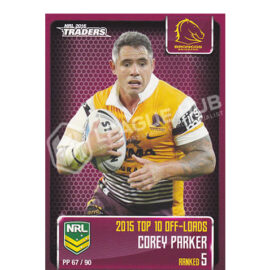 2016 ESP Traders PP67 Pieces of the Puzzle Corey Parker