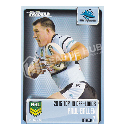 2016 ESP Traders PP69 Pieces of the Puzzle Paul Gallen