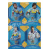 2016 ESP Traders P41-P50 Parallel Team Set Gold Coast Titans