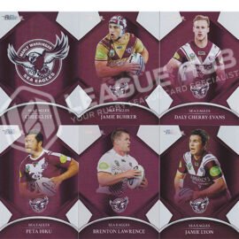 2016 ESP Traders P51-P60 Parallel Team Set Manly Sea Eagles