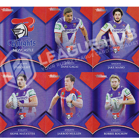 2016 ESP Traders P71-P80 Parallel Team Set Newcastle Knights