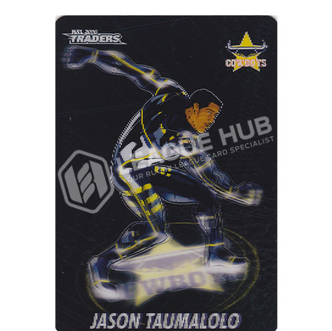 2016 ESP Traders CH10 Cyber Heroes Jason Taumalolo Album Card