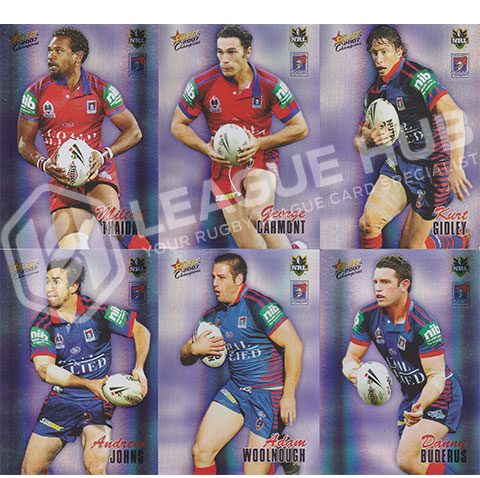 2007 Select Champions HF87-HF98 Holographic Foil Team Set Newcastle Knights