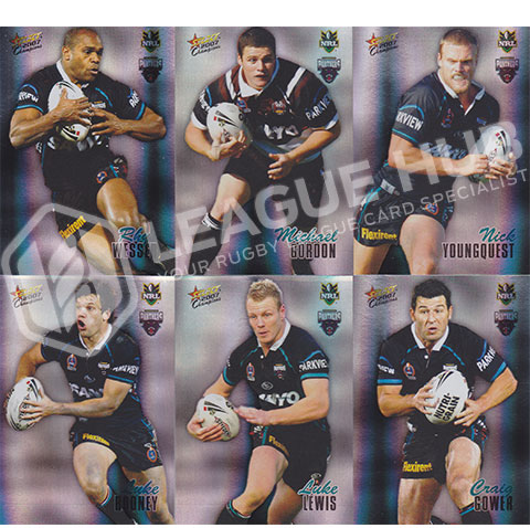 2007 Select Champions HF123-HF134 Holographic Foil Team Set Penrith Panthers
