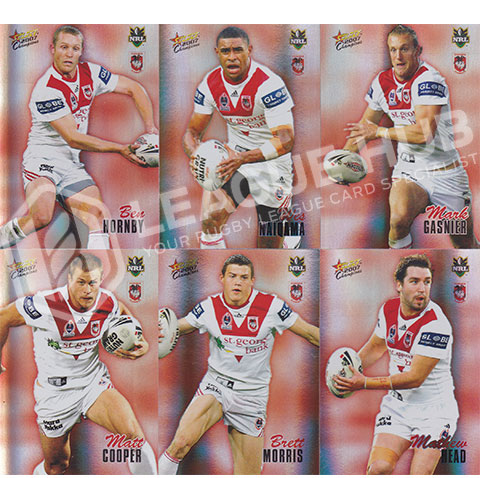 2007 Select Champions HF135-HF146 Holographic Foil Team Set St George Dragons
