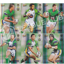 2007 Select Champions HF27-HF38 Holographic Foil Team Set Canberra Raiders