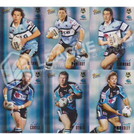 2007 Select Champions HF39-HF50 Holographic Foil Team Set Cronulla Sharks