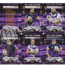 2017 ESP Xtreme P61-P70 Parallel Team Set Melbourne Storm