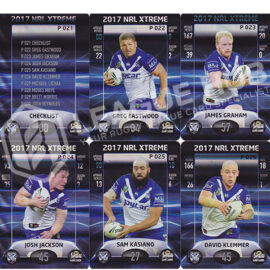 2017 ESP Xtreme P21-P30 Parallel Team Set Canterbury Bulldogs