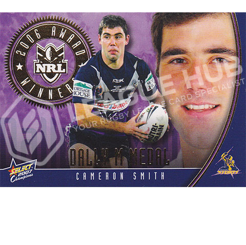 2007 Select Champions M1 Medal Winners Cameron Smith