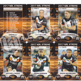 2017 ESP Xtreme 151-160 Common Team Set Wests Tigers