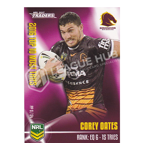 2017 ESP Traders PP5 Pieces of the Puzzle Corey Oates