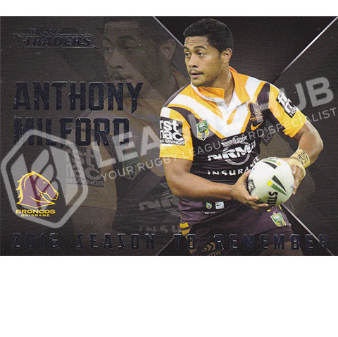 2017 ESP Traders SR1 Season to Remember Anthony Milford