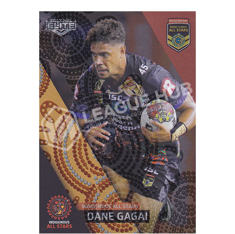 2017 ESP Elite AS5 Indigenous All Stars Box Card Dane Gagai