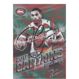 2017 ESP Elite C12 2017 NRL Captains Greg Inglis Artist Signature