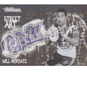 2020 NRL Traders SABK3 Street Art Black Will Hopoate