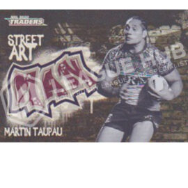 2020 NRL Traders SABK6 Street Art Black Martin Taupau