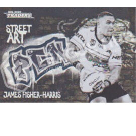 2020 NRL Traders SABK11 Street Art Black James Fisher-Harris