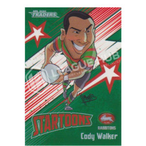 2020 NRL Traders ST13 Clear Startoons Cody Walker
