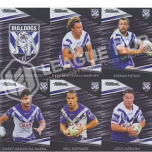 2020 NRL Traders PS021-PS030 Black Parallel Team Set Canterbury Bulldogs