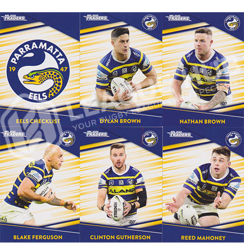 2014 NRL Traders PARRAMATTA EELS Base Team Set 