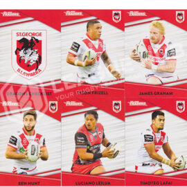 2020 NRL Traders 121-130 Common Team Set St George Dragons