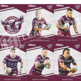 2020 NRL Traders 51-60 Common Team Set Manly Sea Eagles