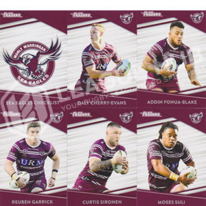2020 NRL Traders 51-60 Common Team Set Manly Sea Eagles