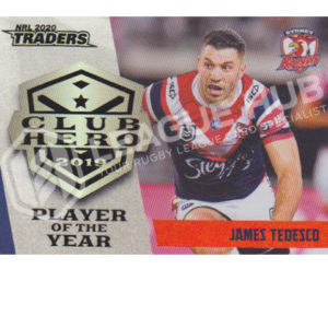 2020 NRL Traders CH27 Club Hero James Tedesco