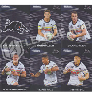 2020 NRL Traders PS101-PS110 Black Parallel Team Set Penrith Panthers