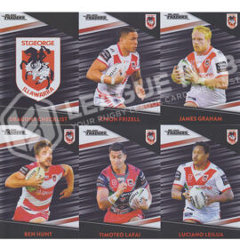 2020 NRL Traders PS121-PS130 Black Parallel Team Set St George Illawarra Dragons